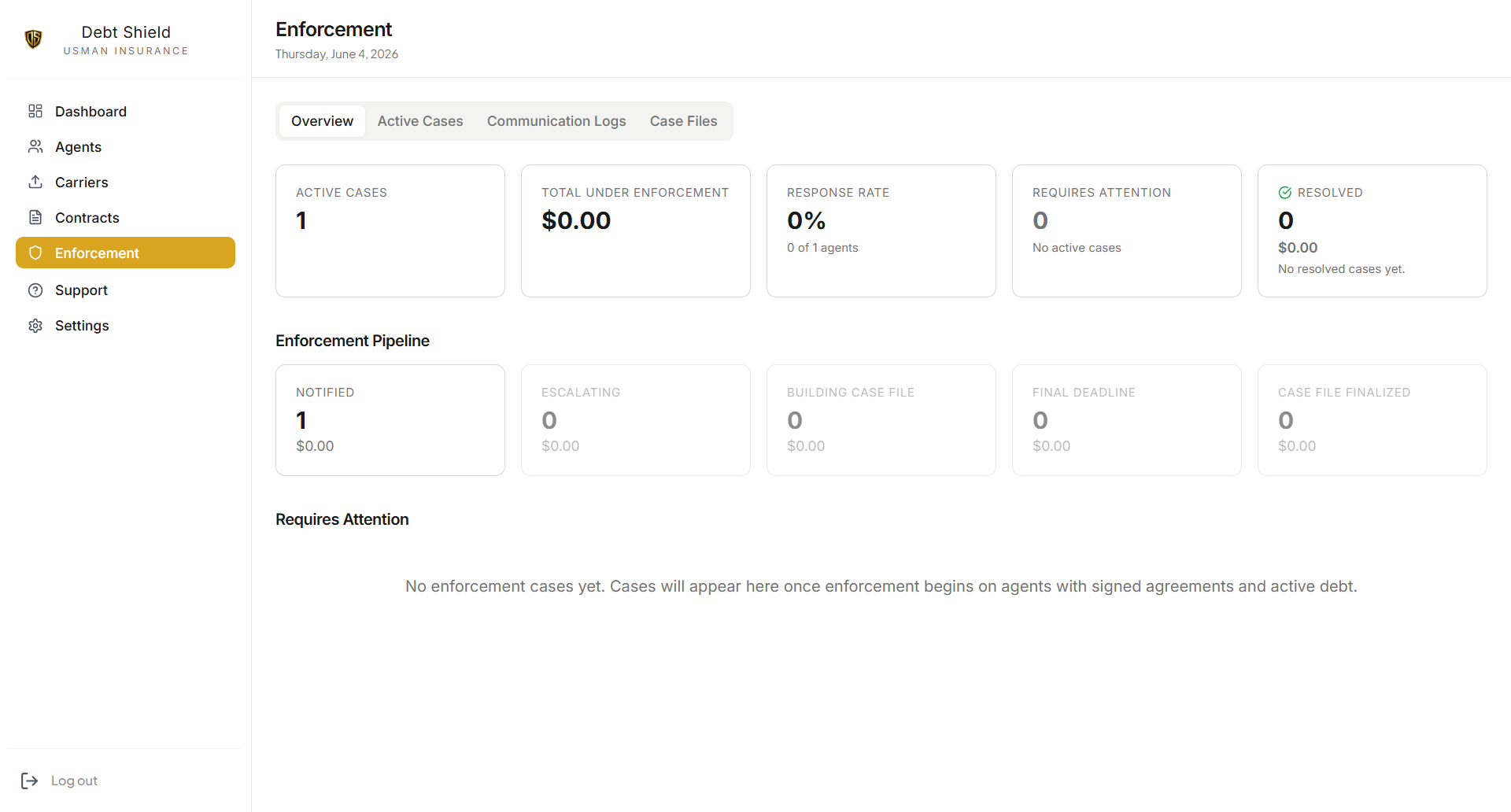 Debt Shield dashboard 5