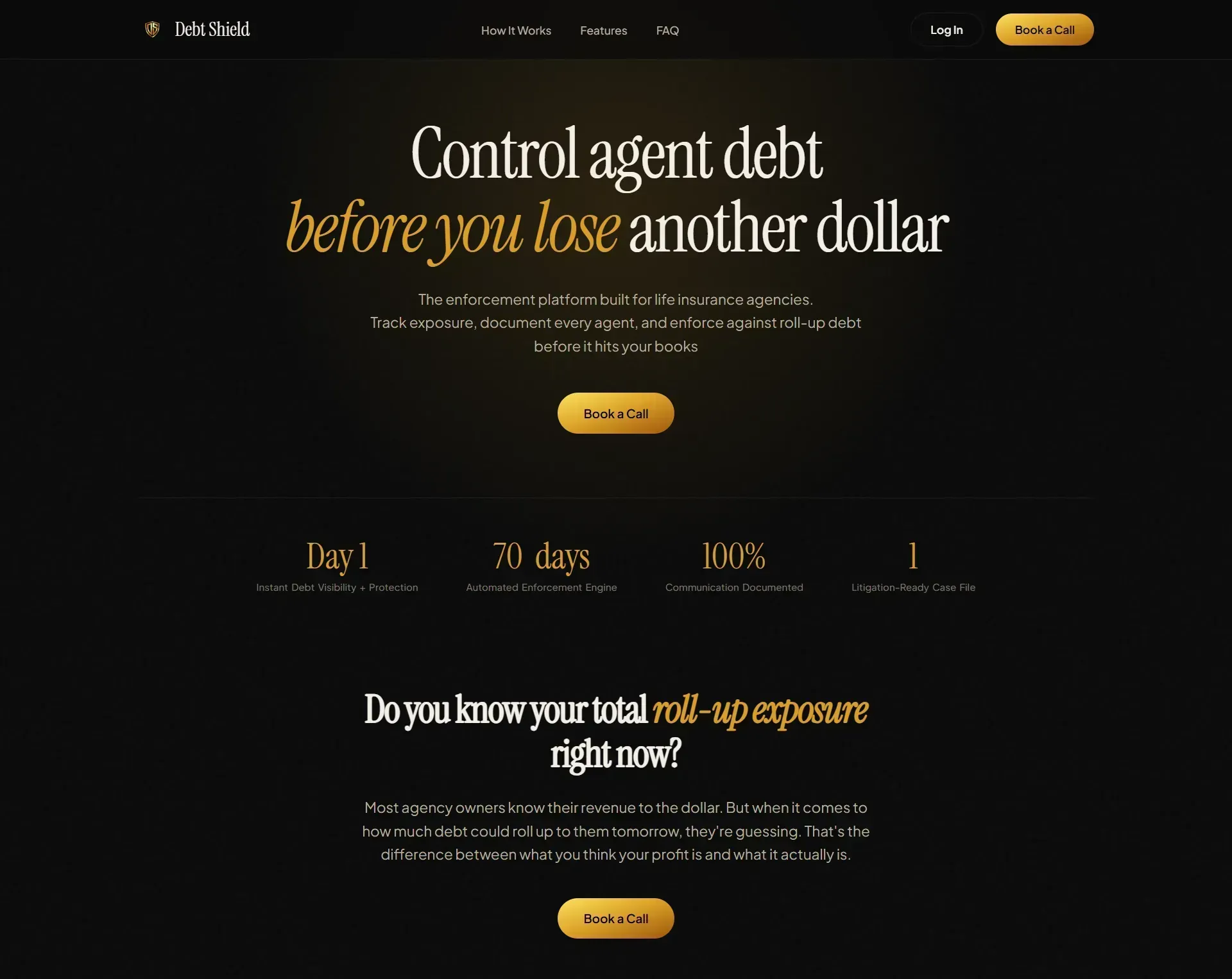 Debt Shield platform hero