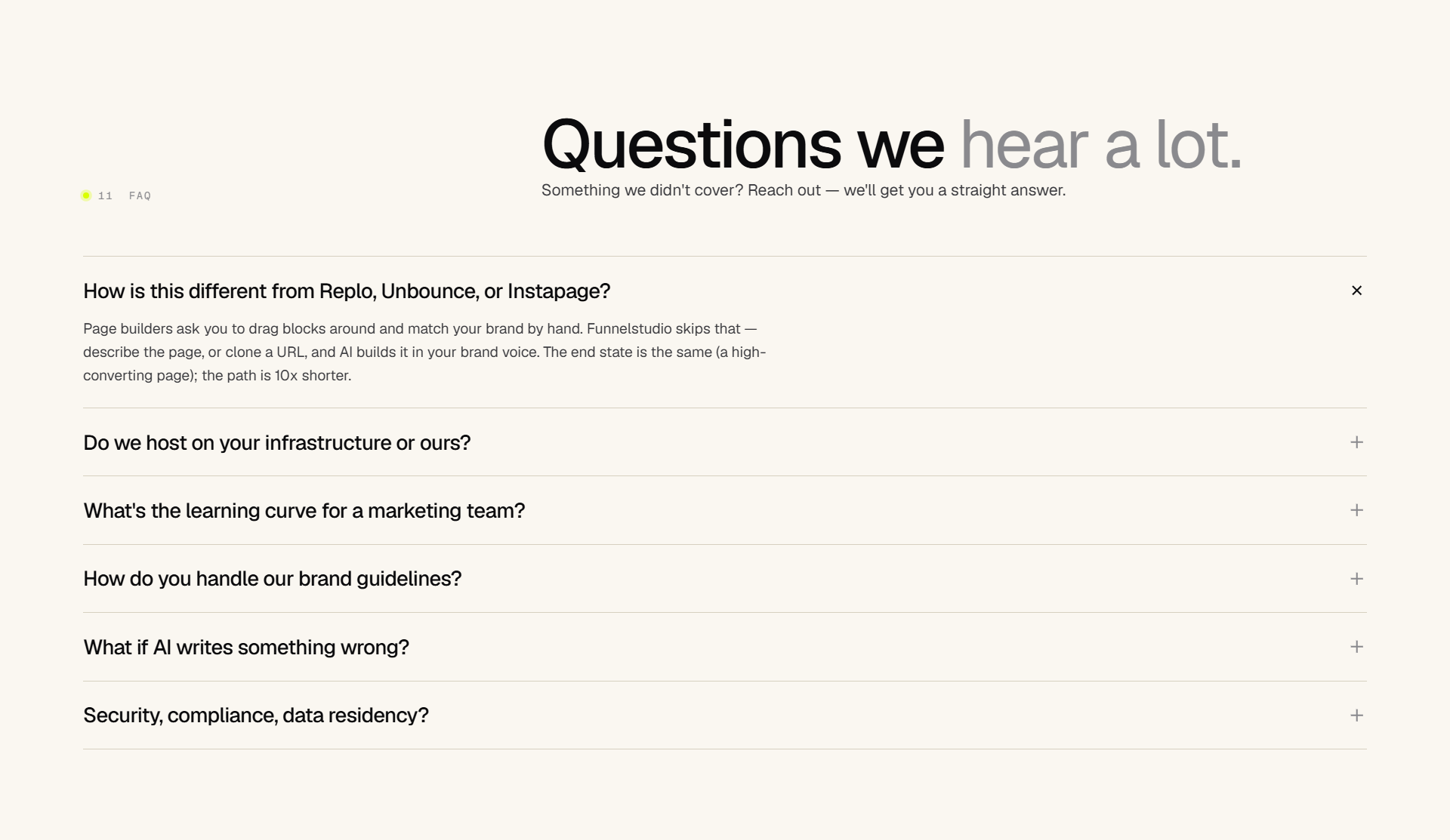 FunnelStudio — AI funnel research
