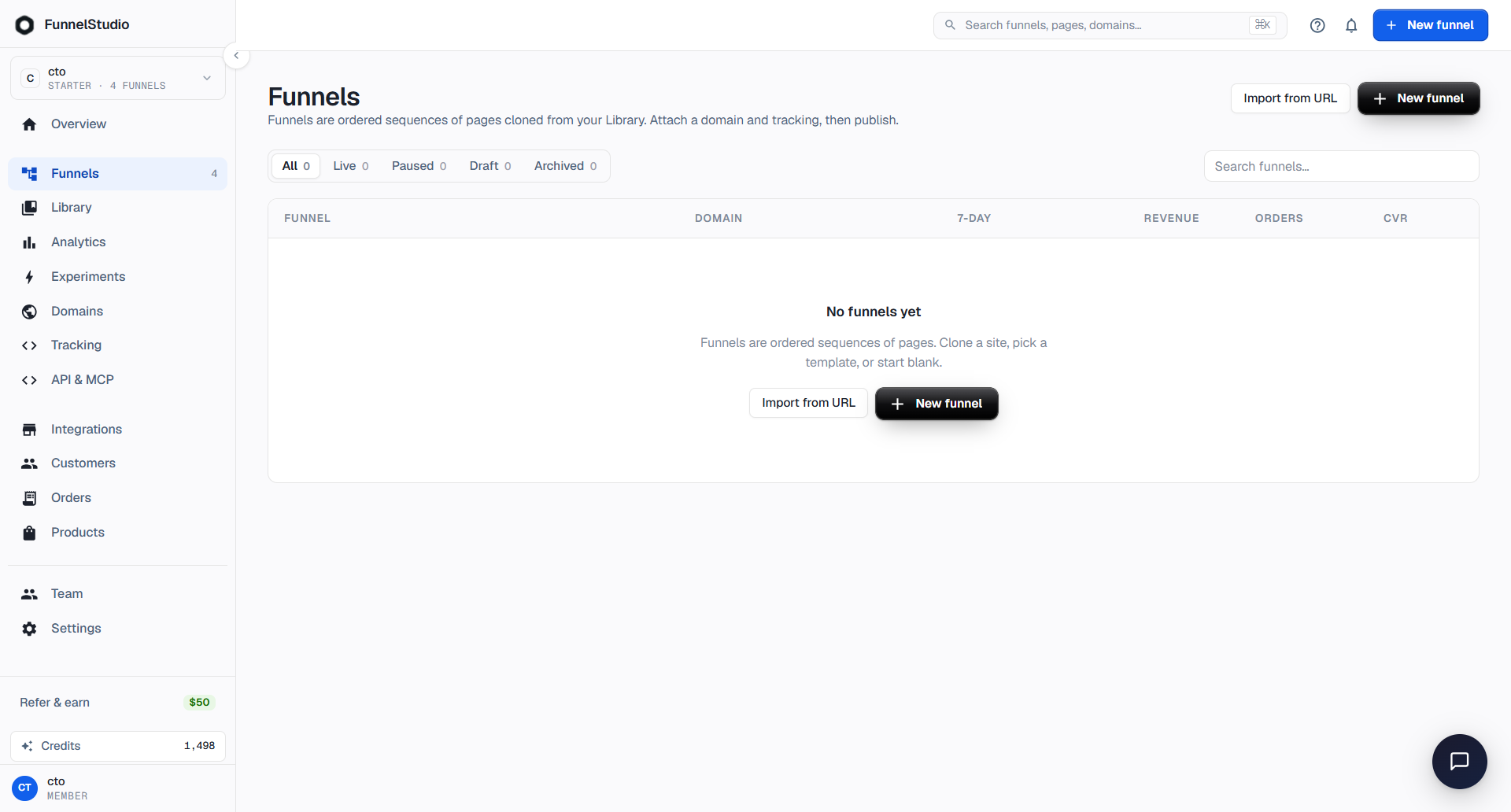 FunnelStudio — funnel builder