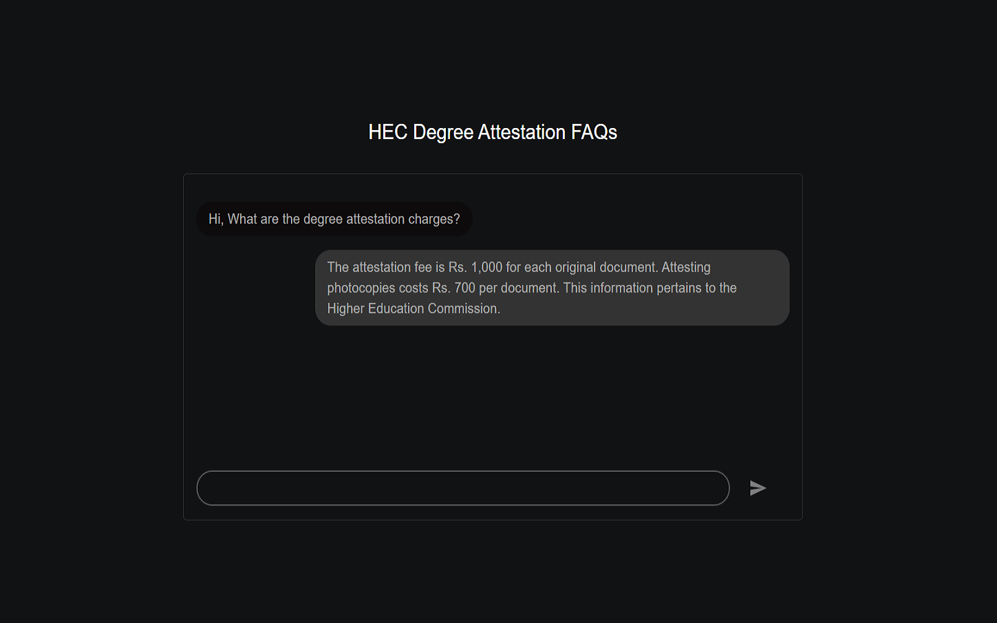 RAG Based Customized ChatBot